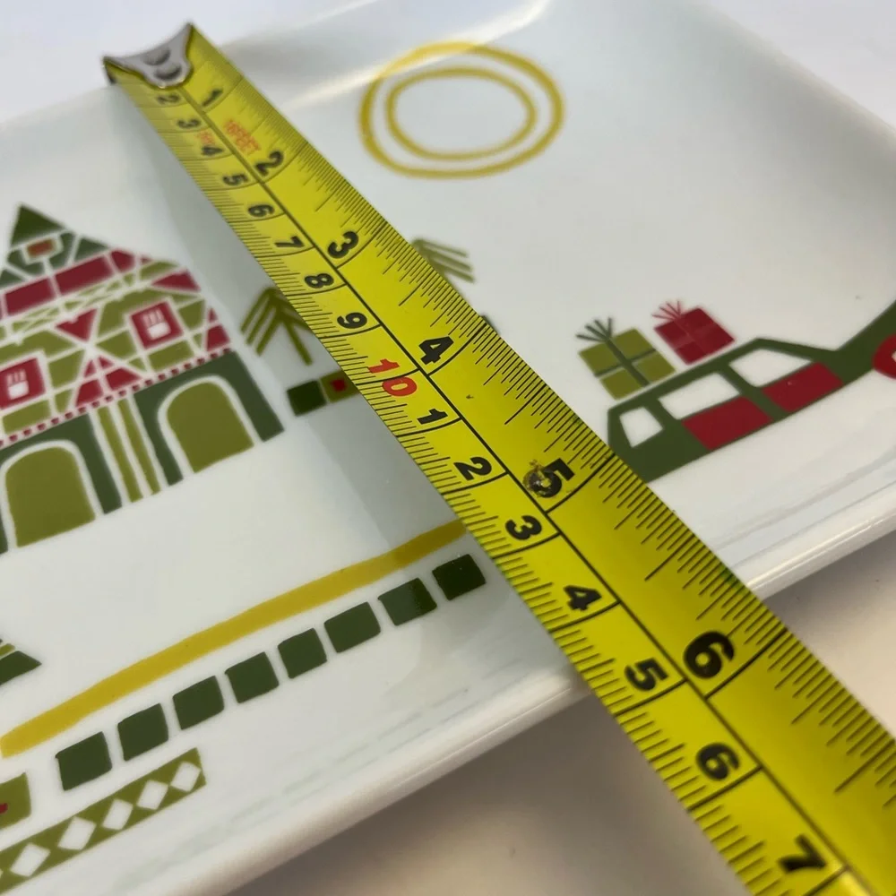 Crate & Barrel Christmas Holiday Serving Platter